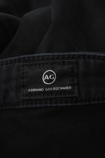 AG Adriano Goldschmied Womens Ankle Jegging Black High Rise Size 24