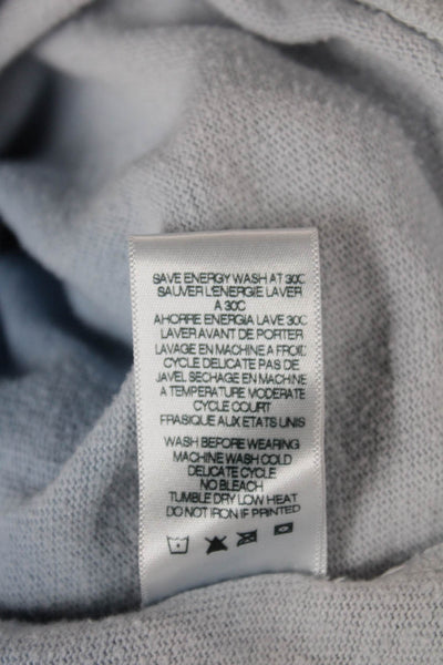 Sundry Womens Pullover Sweatshirt Blue Crew Neck Long Sleeve Beach Size 1