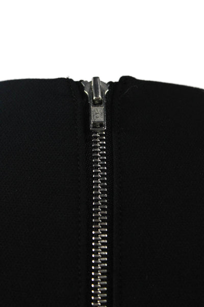 Theory Womens A-Line Shift Dress Black Sleeveless Round Neck Size 2