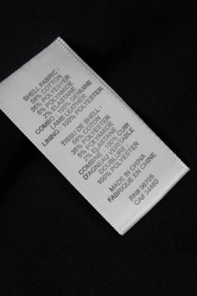 Rebecca Taylor Womens Black A-Line Fit and Flare Dress Size 4