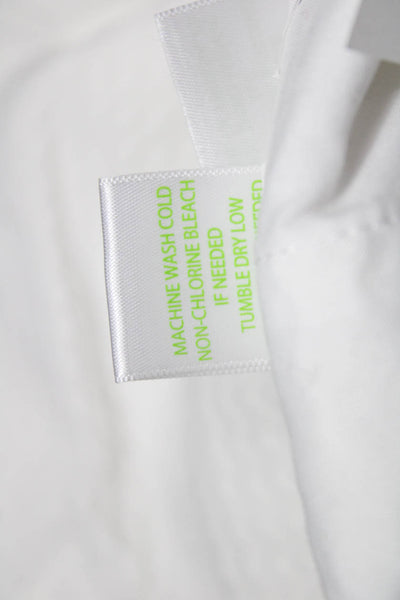 Lilly Pulitzer Women Cotton White Beach Button Shorts Size 2