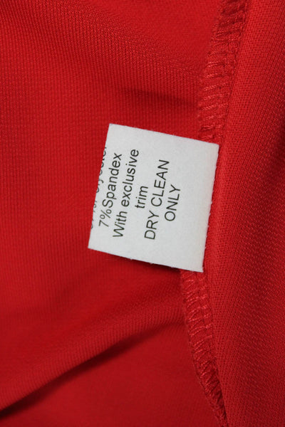 Bailey 44 Womens Long Sleeve Round Neck Red Top Size S