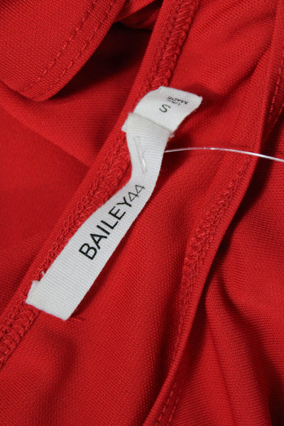 Bailey 44 Womens Long Sleeve Round Neck Red Top Size S