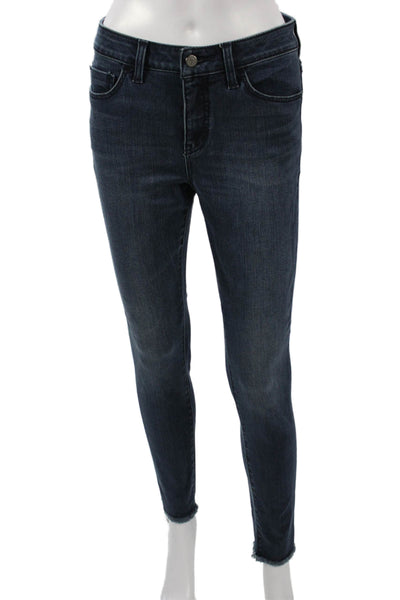 Pilcro & Letterpress Anthropologie Womens Dark Blue Ankle Skinny Jeans Size 27
