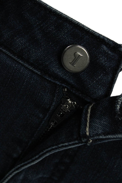 Pilcro & Letterpress Anthropologie Womens Dark Blue Ankle Skinny Jeans Size 27