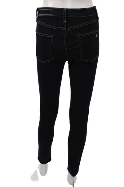 Rag & Bone Jean Womens Skinny Ankle Jeans Dark Blue Size 28