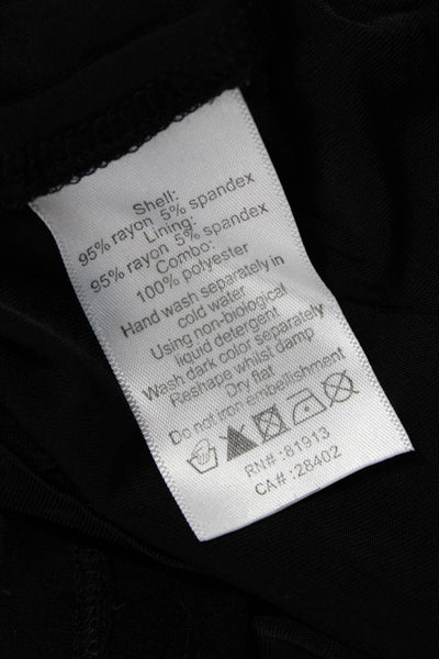 Plenty by Tracy Reese Womens Tunic Tank Black Sleeveless Bohemian Size L