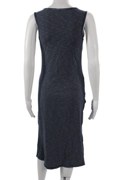Toad & Co Womens Dark Blue Striped Tank Dress Size XS