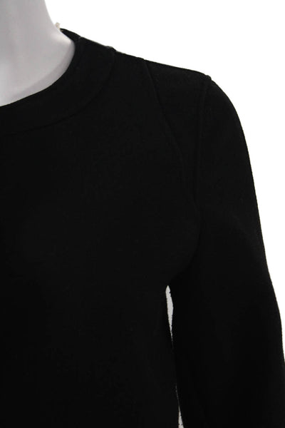 Elie Tahari Womens Black Hook Eye Jacket Size 2