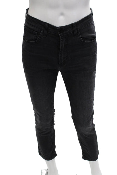 Monfrere Mens Ankle Skinny Black Jeans Size 31