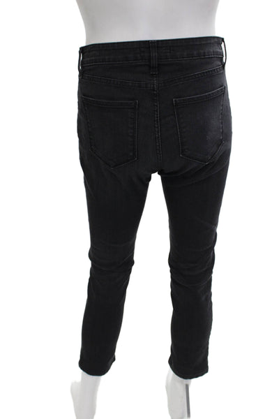 Monfrere Mens Ankle Skinny Black Jeans Size 31