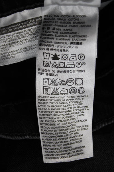 Levis Mens Black Straight Jeans Size 34