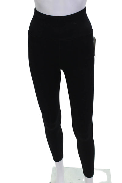 Spiritual Gangster Womens Ankle Leggings Black Polyester Blend Size XS