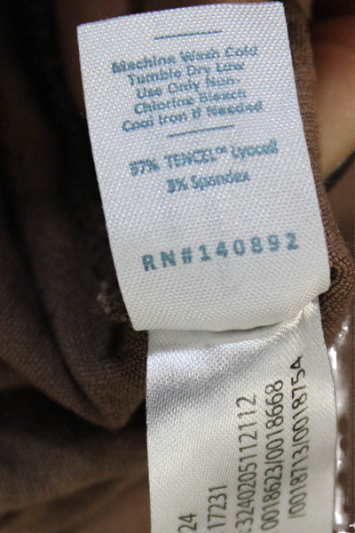 Marine Layer Unisex Brown Solid Pants Size S