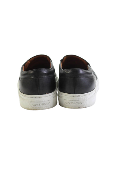 Givenchy Womens Leather Jeweled Slide On Casual Sneakers Black Size 36 6