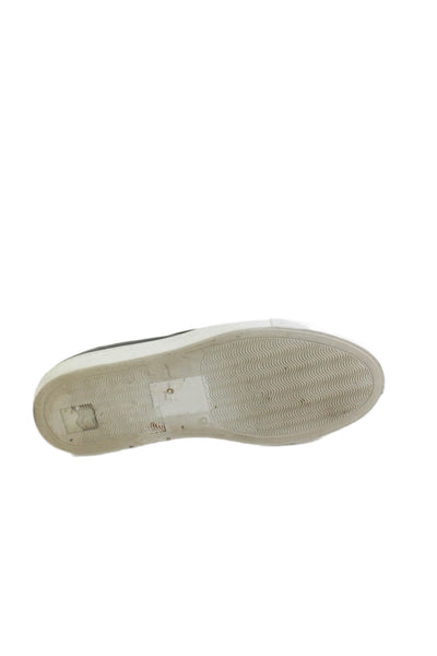 Givenchy Womens Leather Jeweled Slide On Casual Sneakers Black Size 36 6
