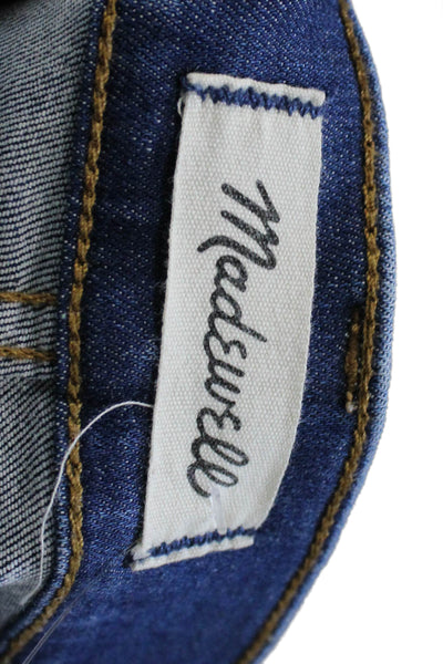 Madewell Women High Rise Ankle Skinny Jeans Dark Blue Size 27