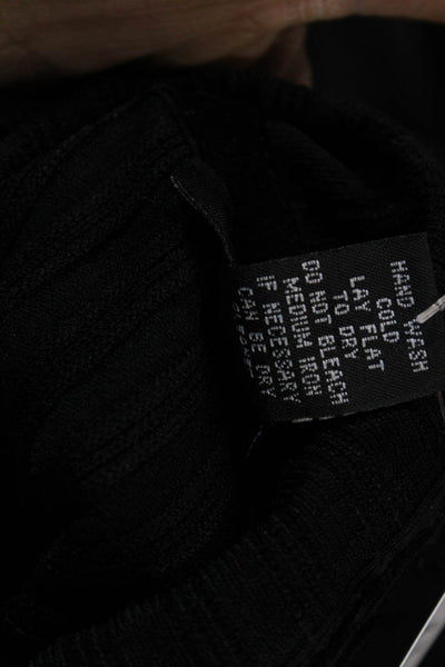 Dolce Cabo Womens Black Collared Long Sleeve Button Up Blouse Size S