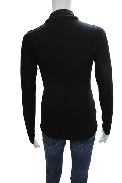 Comptoir Des Cotonniers Womens Pullover Wool Black Sweater Size XS