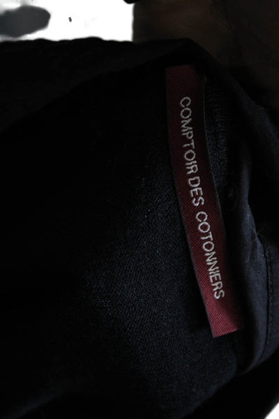 Comptoir Des Cotonniers Womens Pullover Wool Black Sweater Size XS