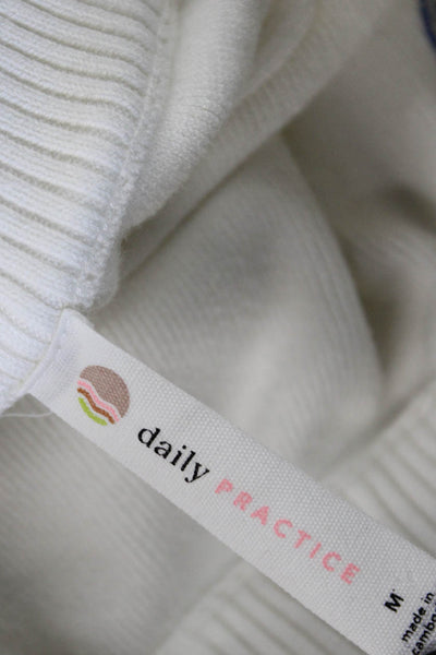 Daily Practice Women Harem Bloomer Pants White Size M