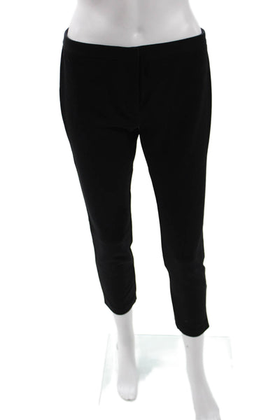 Theory Womens Cropped Ankle Black Pants Size 6