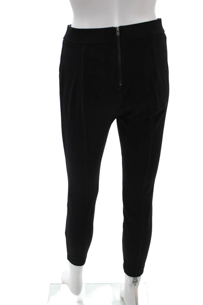 J Crew Womens Ankle Cropped Pants Black 75% Viscose Blend Size S