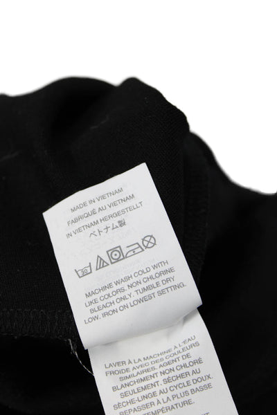 J Crew Womens Ankle Cropped Pants Black 75% Viscose Blend Size S