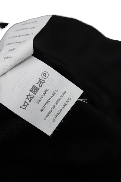 J Crew Womens Ankle Cropped Black Pants Petite Size 4