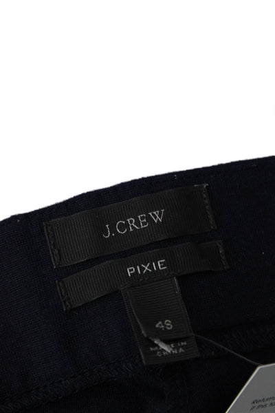 J Crew Women Ankle Jeggings Dark Blue Size 4 Petite