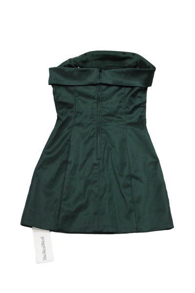 Sunday Best Women Mini Sheath Dress Green Sleeveless Size 00
