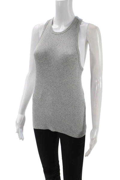 Everlane Womens Basic Sleeveless Tank Gray Supima Cotton Crewneck Size M