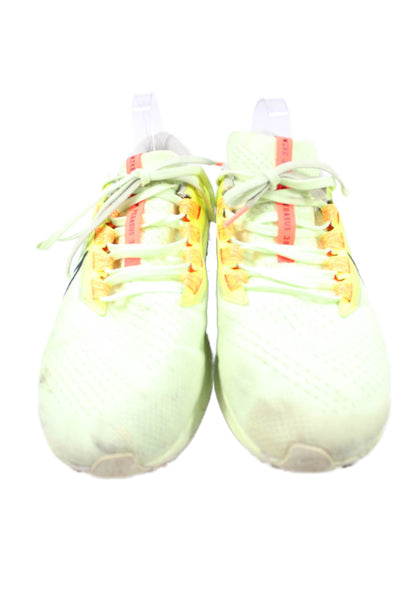Nike Mens Knit Logo Nike Air Zoom Pegasus 38 Running Sneakers Yellow Size 12.5