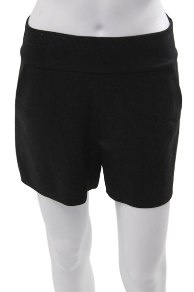 Alice + Olivia Womens Designer Black Shorts Size 6