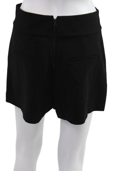 Alice + Olivia Womens Designer Black Shorts Size 6