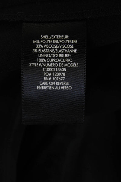 Alice + Olivia Womens Designer Black Shorts Size 6