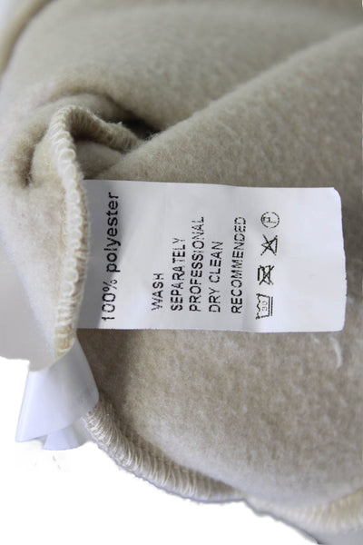 Avantlook Women Pullover Hoodie Beige Drawstring Polyester Size S