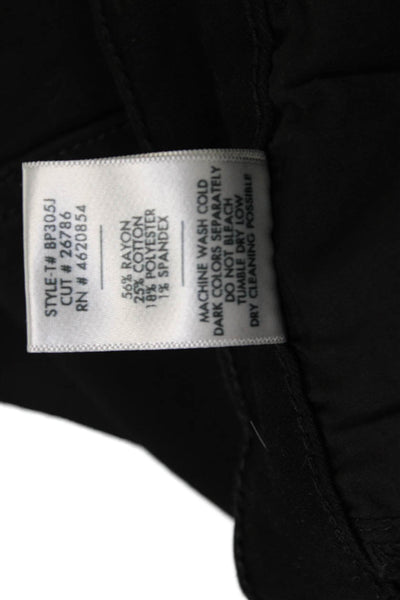 Just Black Denim Womens Skinny Cropped Black Jeans Mid Rise Size 27