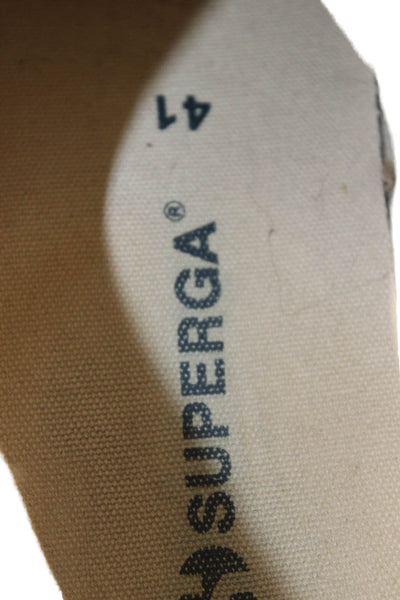 Superga Womens Casual Lace Up Low Top Sneakers Beige Size EUR 41