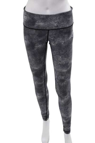 Lululemon Womens Dark Gray Herringbone Ankle Jegging Nylon Size 8