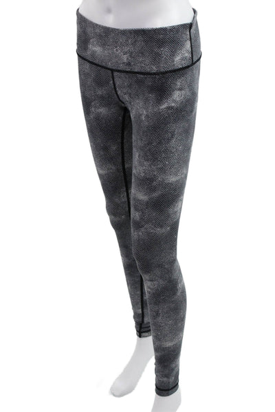 Lululemon Womens Dark Gray Herringbone Ankle Jegging Nylon Size 8