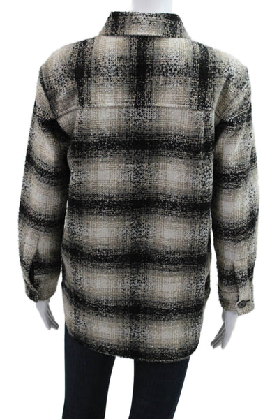 Designers, Remix Girls Childrens Girls Plaid Jayden Shirt Brown Black Size 14