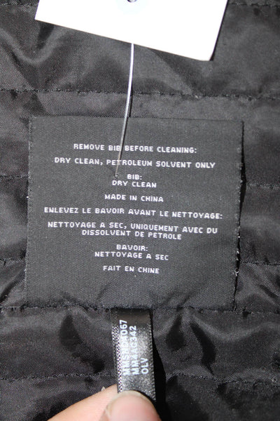 Marc New York Mens Military Jacket Green Polyester Button Size S