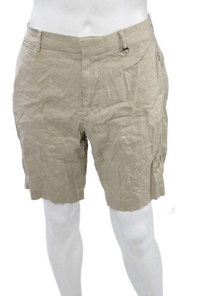 Ted Baker London Mens Chino Shorts Beige Size 34