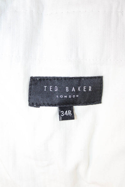 Ted Baker London Mens Chino Shorts Beige Size 34