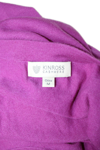Kinross Cashmere Womens Basic Purple Cashmere Tank Size M