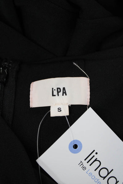 LPA Women Strapless Sleeveless Jumpsuit Black Size S