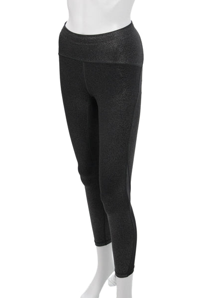 Lululemon Women Ankle Leggings Black Nylon Blend Size 4