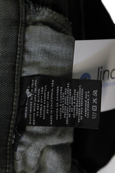 J Brand Womens Ankle Skinny Jeans Dark Gray Button Fly Size 29