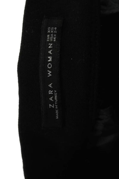 Zara Woman Women Black Dress Pants Polyester Spandex Blend Size XS